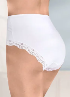 Viererpack Slips mit Elastikspitze