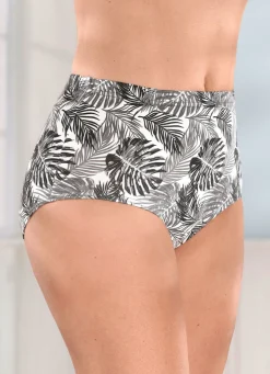 Viererpack Slips mit floralem Druckdessin