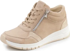 Waldläufer, bequeme Damen-Boots, Weite H, mit herausnehmbarem Fußbett