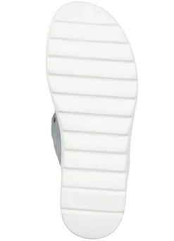 Waldläufer, bequeme Damen-Pantoletten, Weite H, mit herausnehmbarem Fußbett