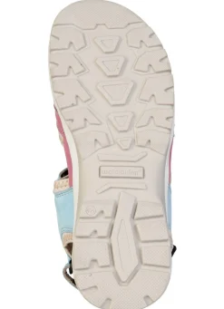 Waldläufer, bequeme Damen-Sandalen, Weite H, mit herausnehmbarem Fußbett