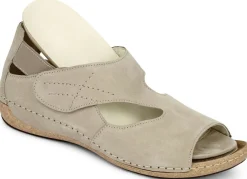 Waldläufer, bequeme Damen-Sandalen, Weite H, mit herausnehmbarem Fußbett