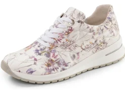 Waldläufer, bequeme Damen-Schnürschuhe, Weite H, mit herausnehmbarem Fußbett