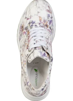 Waldläufer, bequeme Damen-Schnürschuhe, Weite H, mit herausnehmbarem Fußbett