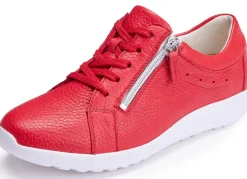 Waldläufer, bequeme Damen-Schnürschuhe, Weite K, mit herausnehmbarem Fußbett