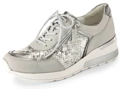 Waldläufer, bequeme Damen-Schnürschuhe, Weite H, mit herausnehmbarem Fußbett