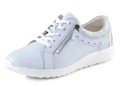 Waldläufer, bequeme Damen-Schnürschuhe, Weite K, mit herausnehmbarem Fußbett