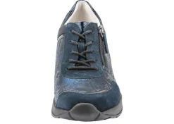 Waldläufer, bequeme Damen-Schnürschuhe, Weite H, mit herausnehmbarem Fußbett