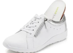 Waldläufer, bequeme Damen-Schnürschuhe, Weite K, mit herausnehmbarem Fußbett