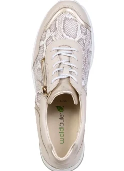 Waldläufer, bequeme Damen-Schnürschuhe, Weite H, mit herausnehmbarem Fußbett