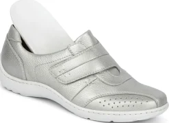 Waldläufer, bequeme Damen-Slipper, Weite H, mit herausnehmbarem Fußbett