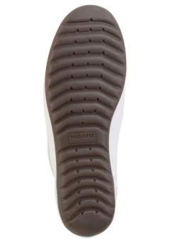 Waldläufer, bequeme Damen-Slipper, Weite H, mit herausnehmbarem Fußbett