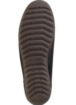 Waldläufer, bequeme Damen-Slipper, Weite H, mit herausnehmbarem Fußbett