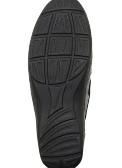 Waldläufer, bequeme Damen-Slipper, Weite H, mit herausnehmbarem Fußbett