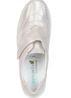 Waldläufer, bequeme Damen-Slipper, Weite H, mit herausnehmbarem Fußbett