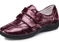 Waldläufer, bequeme Damen-Slipper, Weite H, mit herausnehmbarem Fußbett