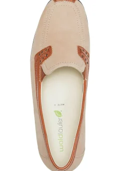 Waldläufer, bequeme Damen-Slipper, Weite H, mit herausnehmbarem Fußbett