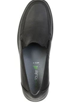 Waldläufer, bequeme Damen-Slipper, Weite H, mit herausnehmbarem Fußbett