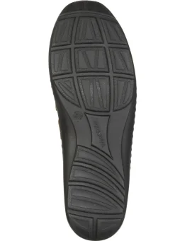 Waldläufer, bequeme Damen-Slipper, Weite H, mit herausnehmbarem Fußbett