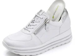 Waldläufer, bequeme Damen-Sneaker, Weite H, mit herausnehmbarem Fußbett