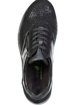 Waldläufer, bequeme Damen-Sneaker, Weite K, mit herausnehmbarem Fußbett