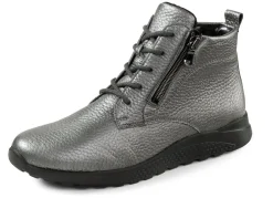 Waldläufer, bequeme Damen-Stiefeletten, Winterschuhe, Weite H, aus Hirschleder