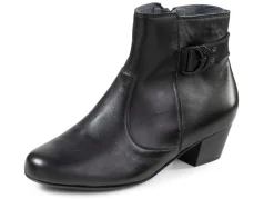 Waldläufer, bequeme Damen-Stiefeletten, Weite K, mit herausnehmbarem Fußbett