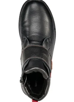 Waldläufer, bequeme Damen-Stiefeletten, Weite H, mit herausnehmbarem Fußbett