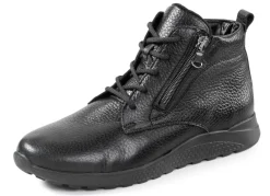 Waldläufer, bequeme Damen-Stiefeletten, Winterschuhe, Weite H, aus Hirschleder