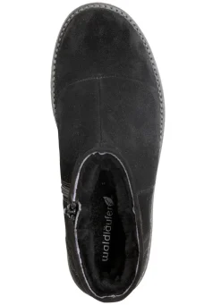 Waldläufer, gefütterte Damen-Boots, Winterschuhe, Weite H, mit Lammfell