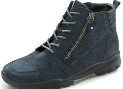 Waldläufer, gefütterte Damen-Stiefeletten, Winterschuhe, Weite H, mit herausnehmbarem Fußbett