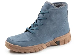 Waldläufer, gefütterte Damen-Stiefeletten, Winterschuhe, Weite H, mit herausnehmbarem Fußbett