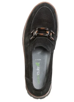 Waldläufer Loafer aus Veloursleder