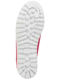 Waldläufer Mokassin-Slipper mit bunten Glitzersteinchen besetzt