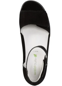 Waldläufer Sandale mit herausnehmbarem Lederfußbett