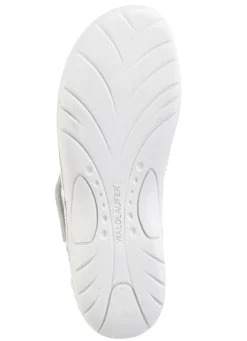 Waldläufer Sandale mit Metallschmuck mit Glitzersteinchen