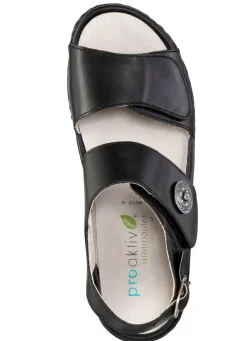 Waldläufer Sandale mit Metallschmuck mit Glitzersteinchen