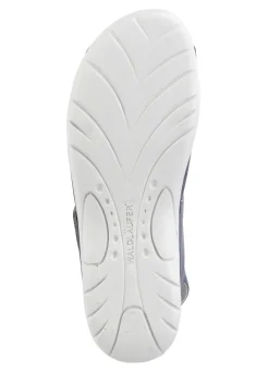 Waldläufer Sandale mit Metallschmuck mit Glitzersteinchen