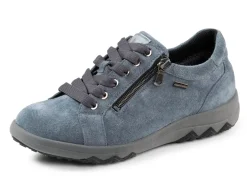 Waldläufer Schnürschuh aus weichem Veloursleder