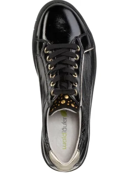 Waldläufer Schnürschuh aus weichem Knautschlackleder