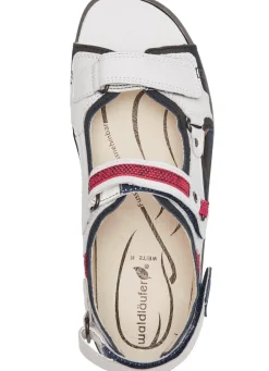 Waldläufer, sportliche Damen-Sandalen, Weite H, mit herausnehmbarem Fußbett