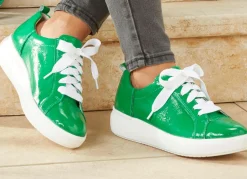 Waldläufer, trendige Damen-Schnürschuhe, Weite H, mit herausnehmbarem Fußbett