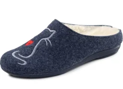 Warme Damen-Hausschuhe, mit Wolle