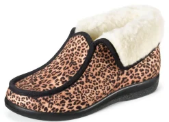 Warme Damen-Hausschuhe, Weite H, mit Wolle