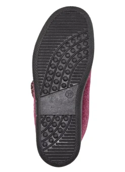 Warme Damen-Hausschuhe, Weite H, mit Klettverschluss