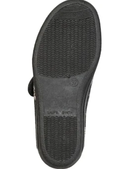 Warme Damen-Hausschuhe, Weite H, mit Klettverschluss