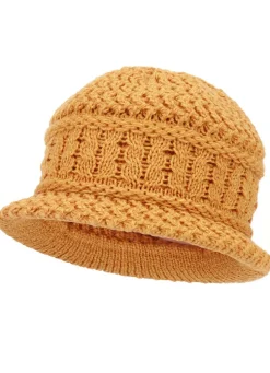 Warmer Damen-Hut, mit Rundum-Gummizug