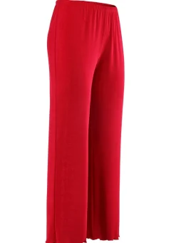 Weich fließende, 7/8-lange Hose