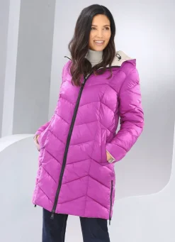 Wende-Kurzmantel mit fester Kapuze