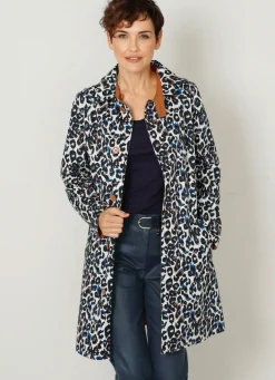 Wendemantel mit Animalprint